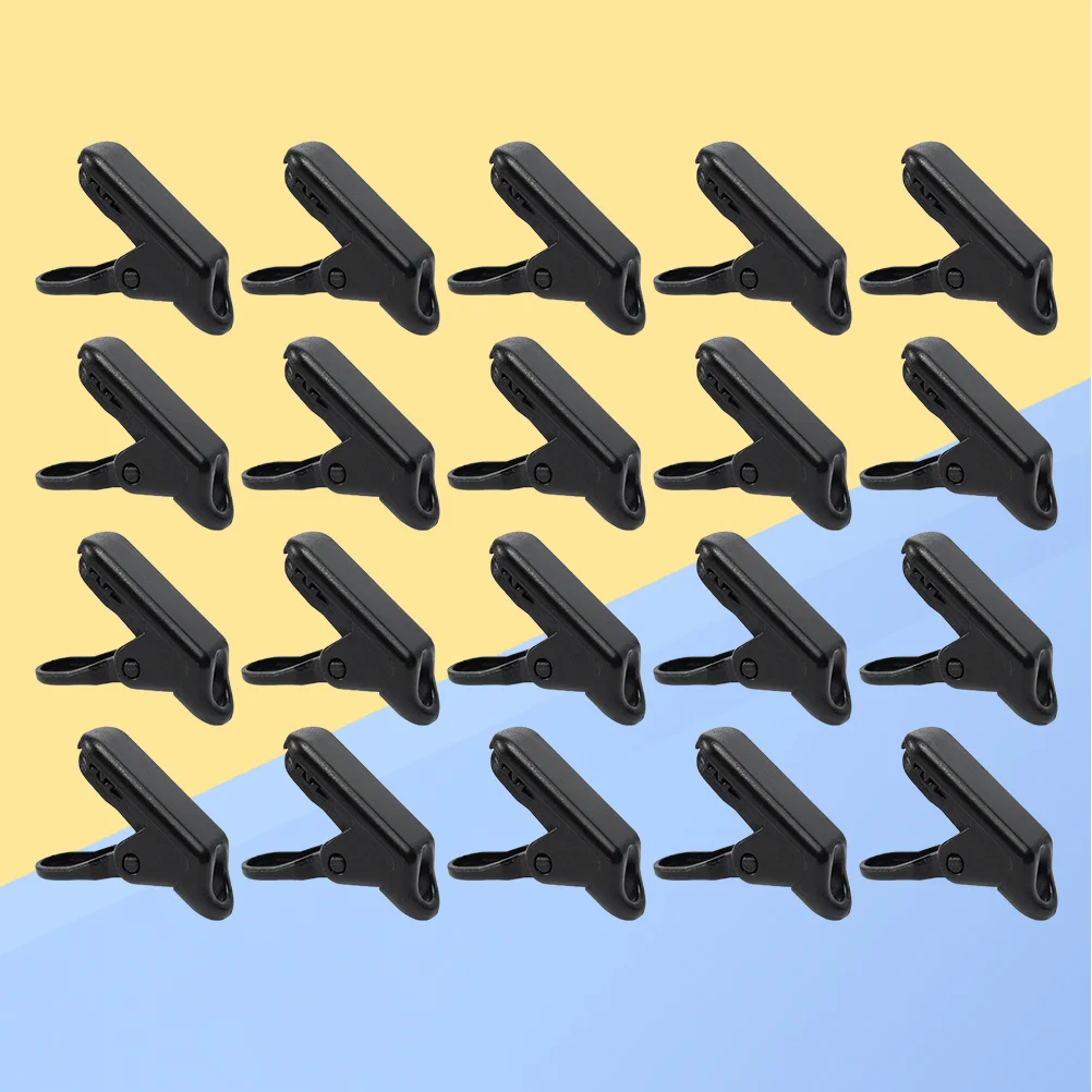 

30Pcs Tent Clamp Set High Strength Plastic Durable Camping Clamps for Tarp Canvas Awning Outdoor Use Tent Snaps Clips