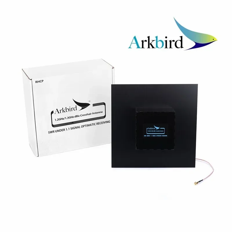 Arkbird-Cross Plate Antena Flight Control, 1.2G, 2.4G, 5.8GHz, Double Double Diamond, FPV Transmissão de Imagem, Extended Range AAT