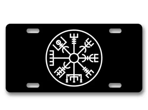 Compass Vegvisir Custom License Plate / Car Tag Aluminum
