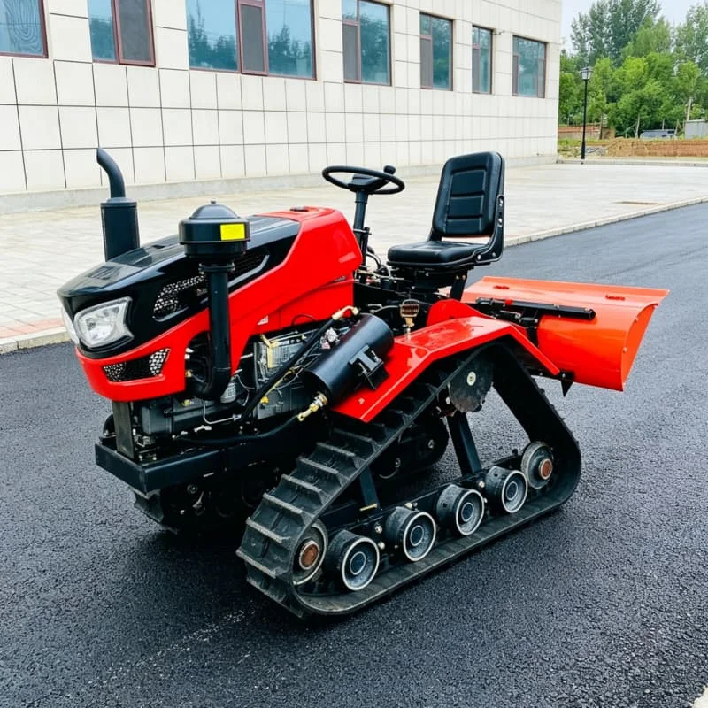

Customized 2026 New Crawler Rotary Tiller Tractor, Hot-selling Energy-saving Type,Dual-purpose Cultivator for Paddy and Dry Land