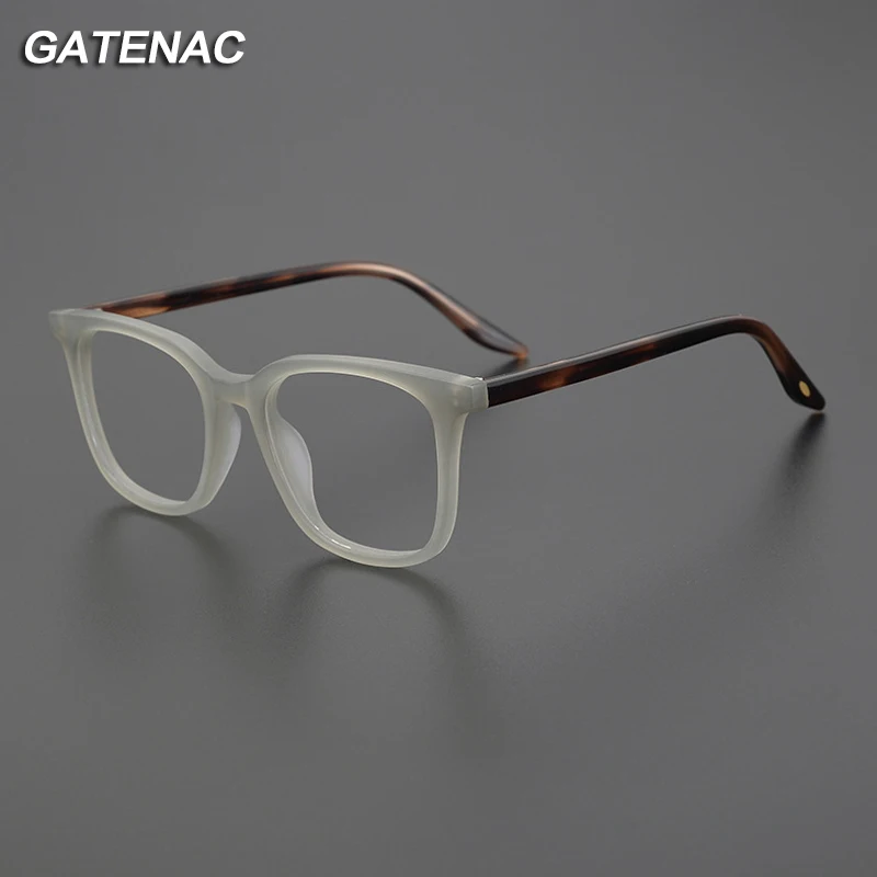 Vintage Acetate Glasses Frame Men 2023 New Prescription Myopia Eyeglasses Frame Women Retro Luxury Brand Designer Spectacles