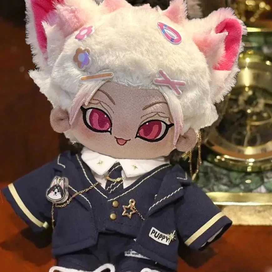 20cm Anime Shidou Ryuusei Dress-up Doll Toys Blue Lock Peripheral Cotton Stuffed Kawaii Puppet Gifts for Boys Girls Collectibles