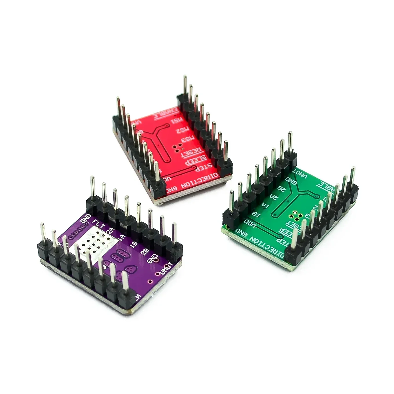 Reprap-controlador de Motor paso a paso, módulo con disipador de calor, A4988 DRV8825