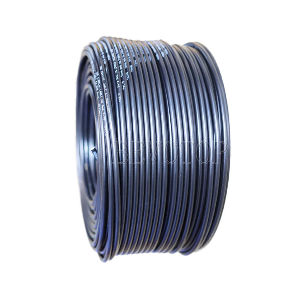 Black 5D-FB Coaxial Cable High Quality Low Loss 50 Ohm 50-5 Pigtail Jumper Wire Cord communication cable 50CM-200M
