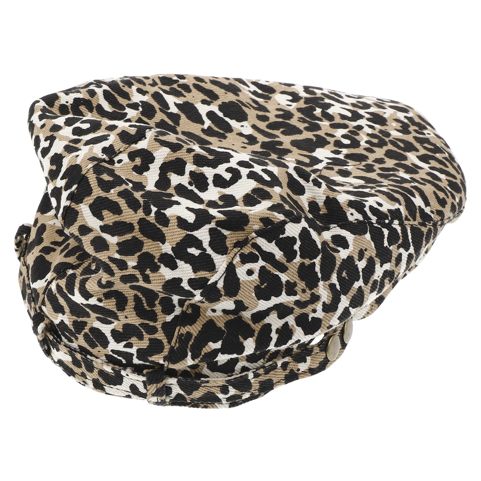 

Animal Cheetah Pattern Leopard Print Beret Hat Adjustable Artist Cap Driving Hat for Women Casual Spring Autumn Wear