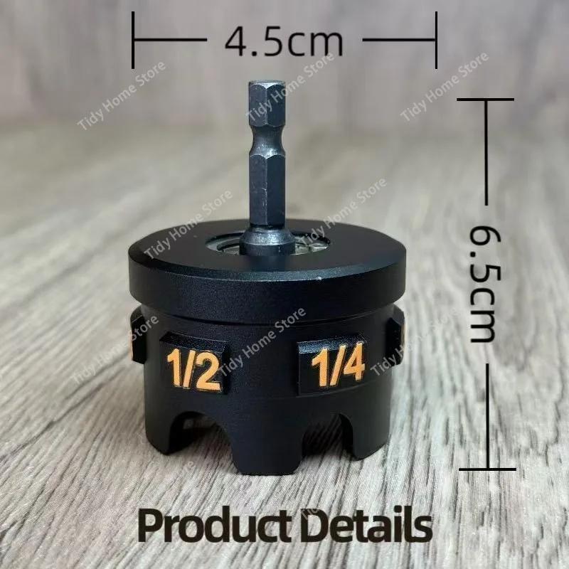 For Temu's Best-selling Multi-functional Metal Quick-remove Nut Drill Bit Socket Wrench Tool for Label Delivery