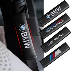 Cinturones de seguridad de fibra de carbono para coche, protectores de hombro para BMW Serie M Performance M3, piezas, E70, E71, E83E60, F10, F20, 2 M5