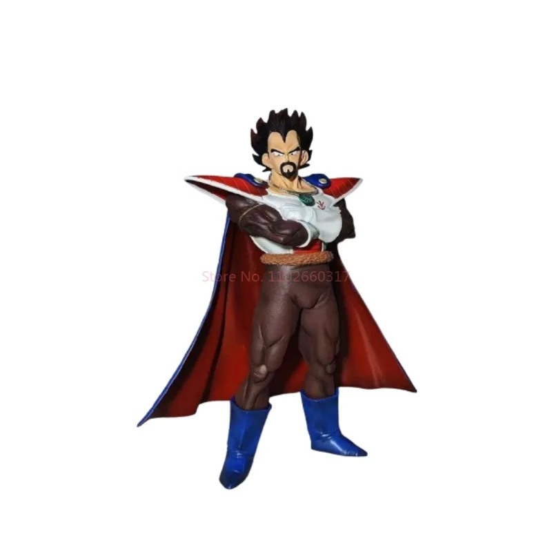 Anime Dragon Ball Saiyan King Vegeta Vegetaiii capa serie figura de pie modelo estatua adornos regalo para niños