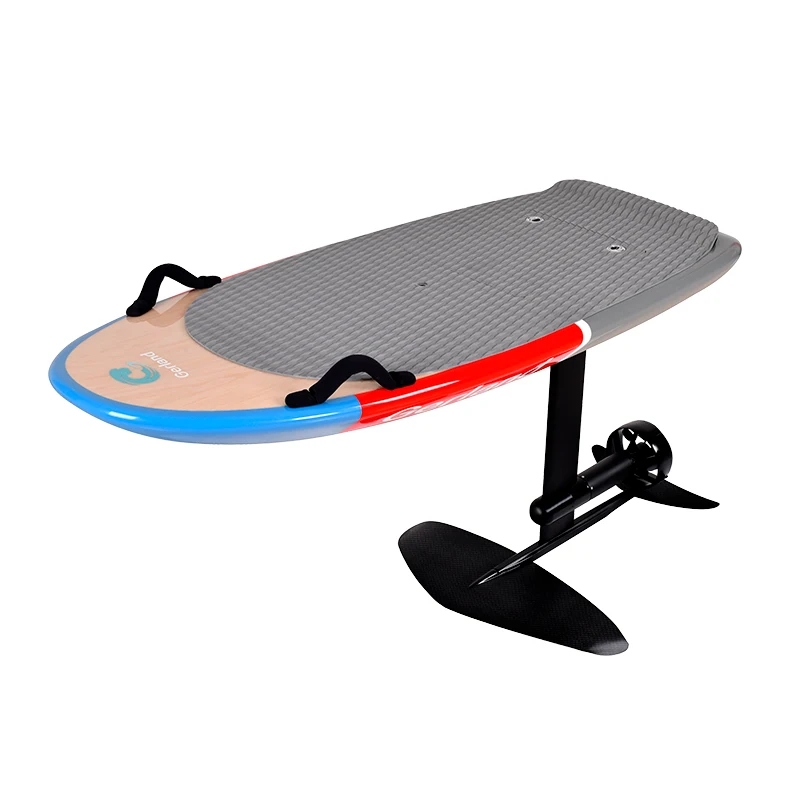 High Quality New Style Fiberglass Electric Surfboard Hydrofoil 8KW Motorized Electrics Surfboard Jet Efoil Surfing On Sea Water