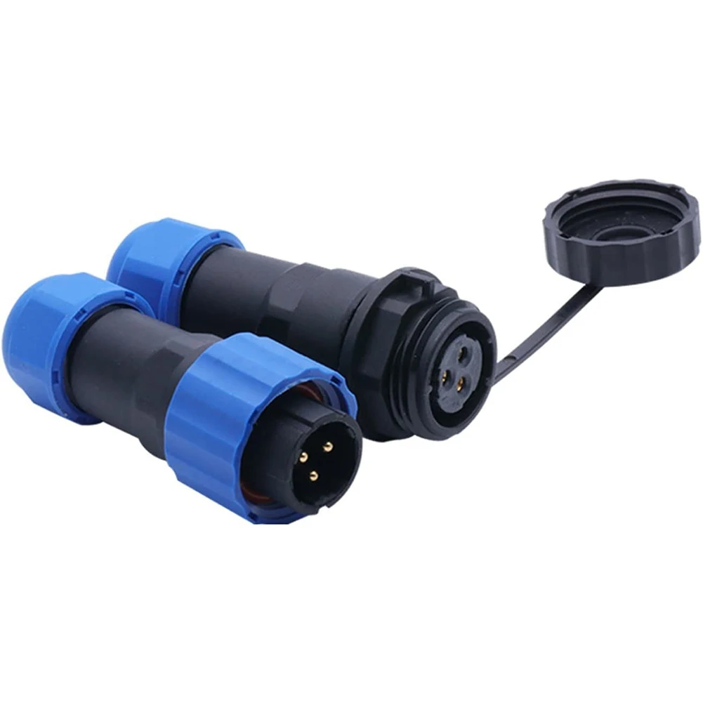 Aviation Cable SP16 IP68 Waterproof Connector Aviation with Copper Contacts & Threaded Connection 2 9 Pin Options