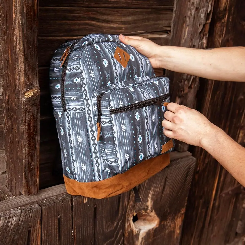 Sac à dos robuste Yellowstone avec logo, housse pour ordinateur portable résistante à l'eau et rembourrée pour les voyages et un usage décontracté