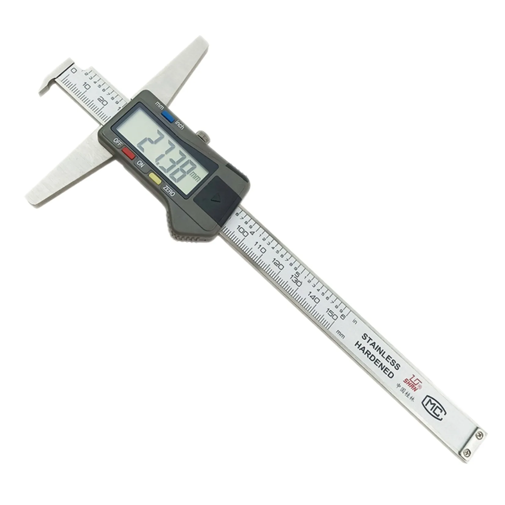 Digital Depth Caliper Hook Mode 0-150mm 0.01mm 200mm 300mm Industrial Quality Depth Gauge Long Hook 8.5mm