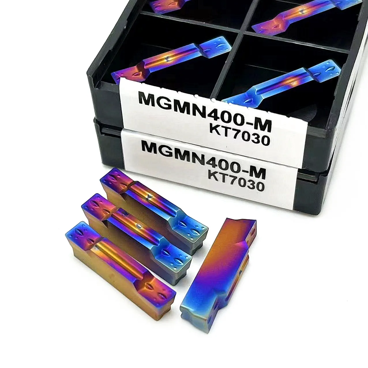 10 pz Nano blue MGMN200 MGMN300 MGMN400 KT7030 CNC tagliare la scanalatura per tagliare lo strumento di tornitura PCD CBN di alta qualità strumento di tornitura