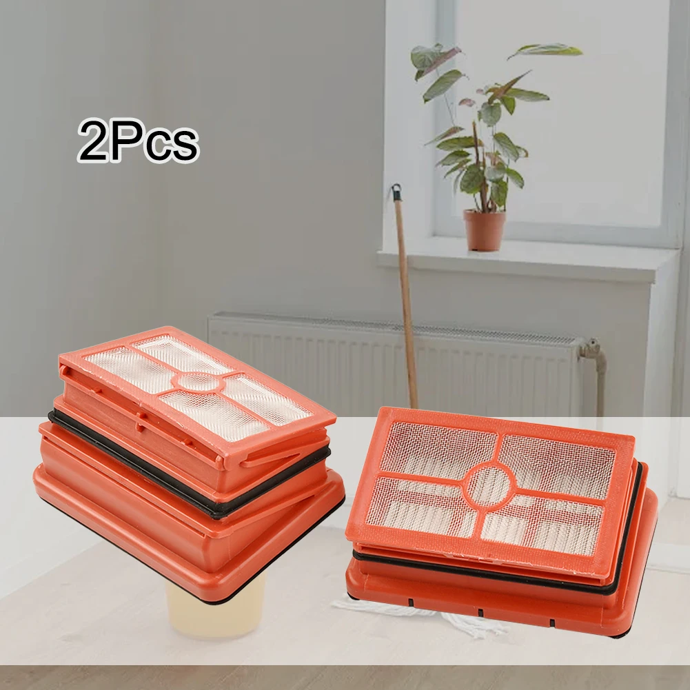 

Filter Element Filters Vacuum Cleaner Parts Washable 2pcs For Vileda-JetClean Household Household Cleaning Tool