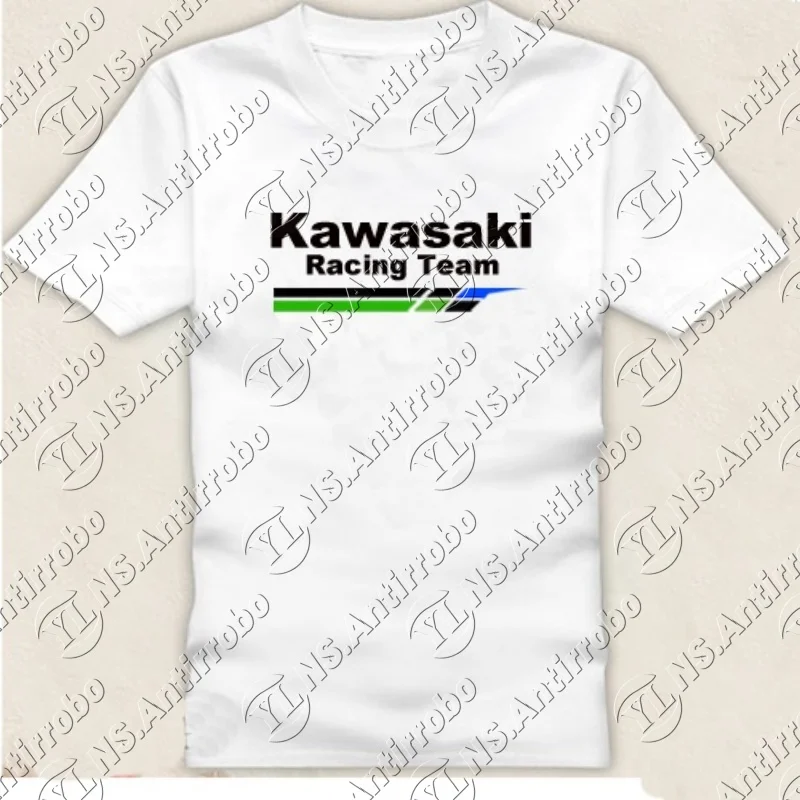 

25-26 летняя новая мужская футболка Kawasaki Ninja Locomotive Motorcycle Factory Team для мальчиков, одежда для велоспорта, тренировочный топ для детей/взрослых