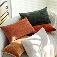 30x50 Solid Chenille Decorative Pillow Cover Skin-Friendly Soft Pillowcase for Bedroom Living Room, Sofa Modern Simple Style