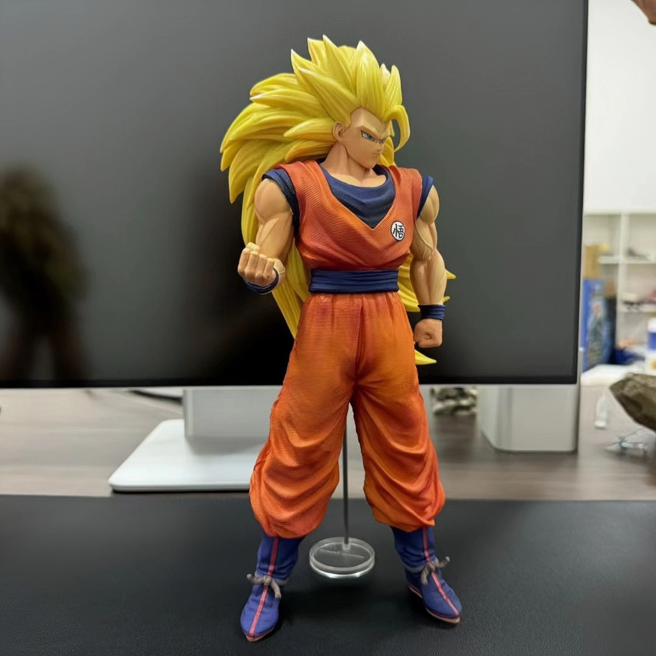 Dragon Ball Z Anime Action Figure, Son Goku, Super Saiyan, Estátua em pé, Modelo PVC, Figurine Ornamentos, Presentes Toy Boy, 3