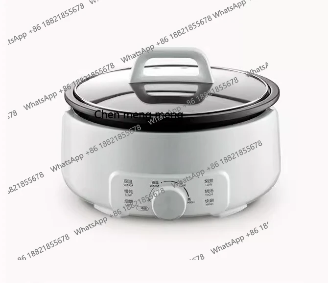 وعاء تسخين كهربائي منزلي وعاء طبخ كهربائي متعدد الوظائف، وعاء تسخين كهربائي مقسم