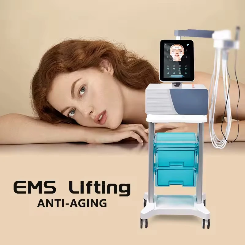 

Портативный EMT EMS EMRF контур лица радиочастотный аппарат для похудения мышц глаз для уменьшения подтяжки лба антивозрастной аппарат