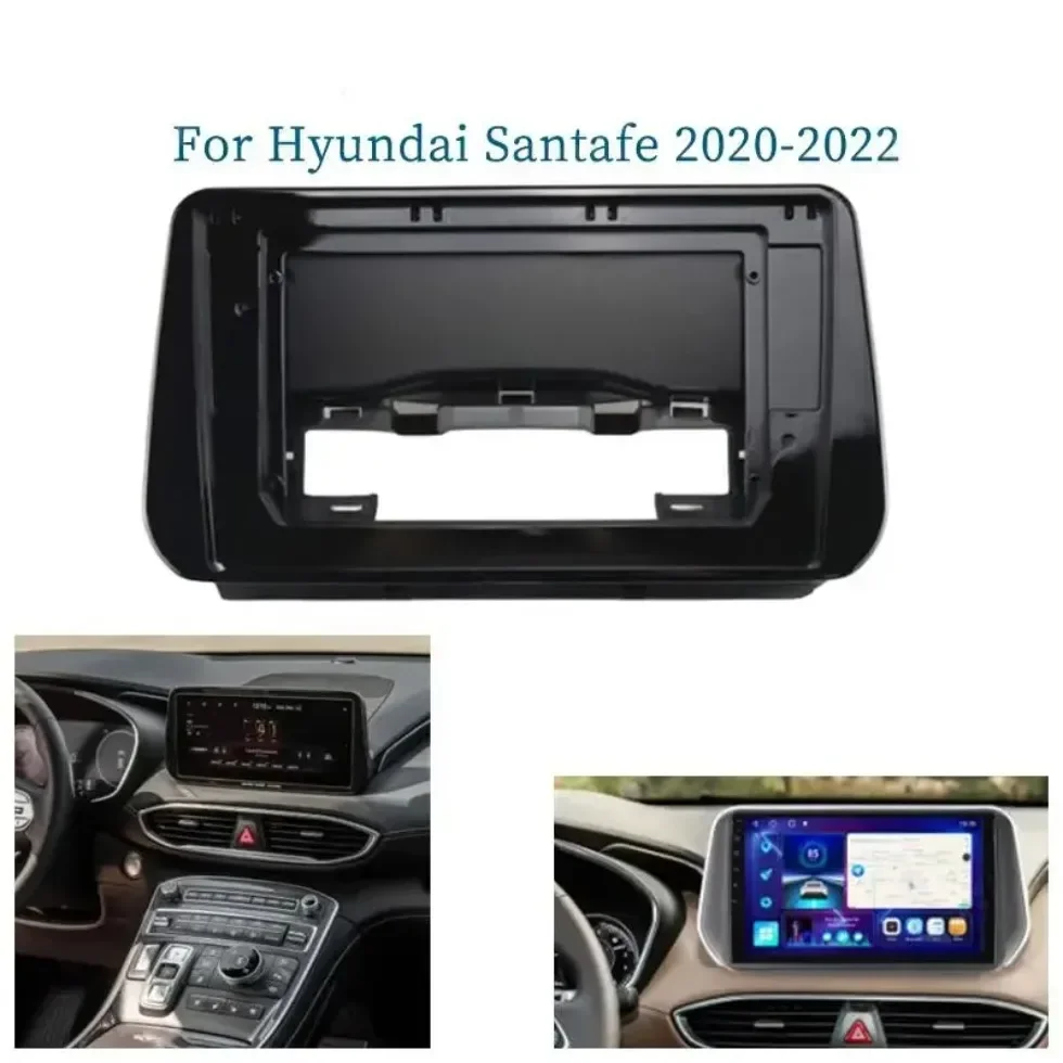 

Для Hyundai Santafe 2020-2022 10-дюймовая Автомобильная рамка, адаптер, Android радио приборная, комплект панелей