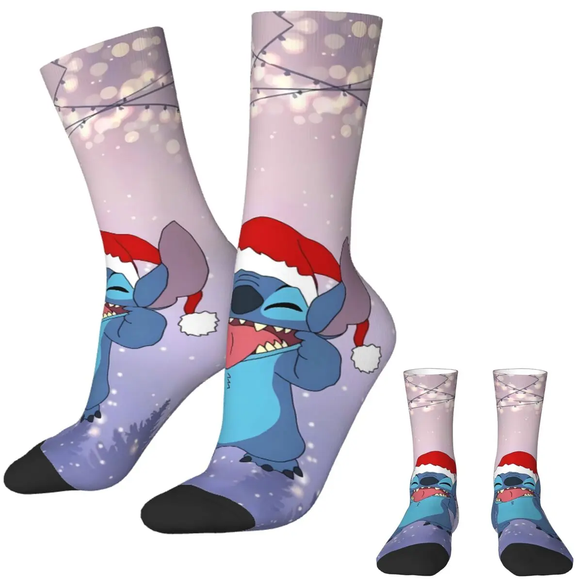 

Couple Socks Stitch Christmas Stockings Winter Funny Comfortable Socks Design Outdoor Anti Skid Socks