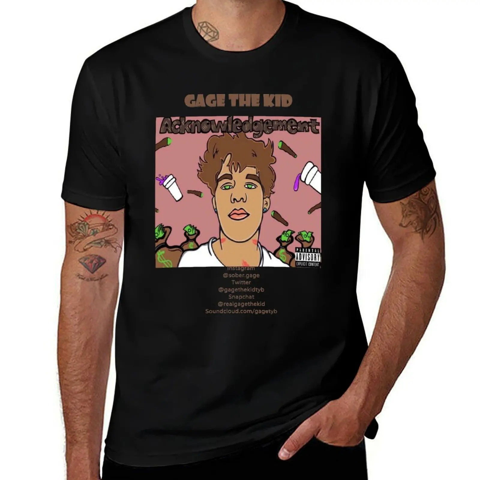 

Gage The Kid T-Shirt graphic t shirts for man man t shirt cotton T-Shirt