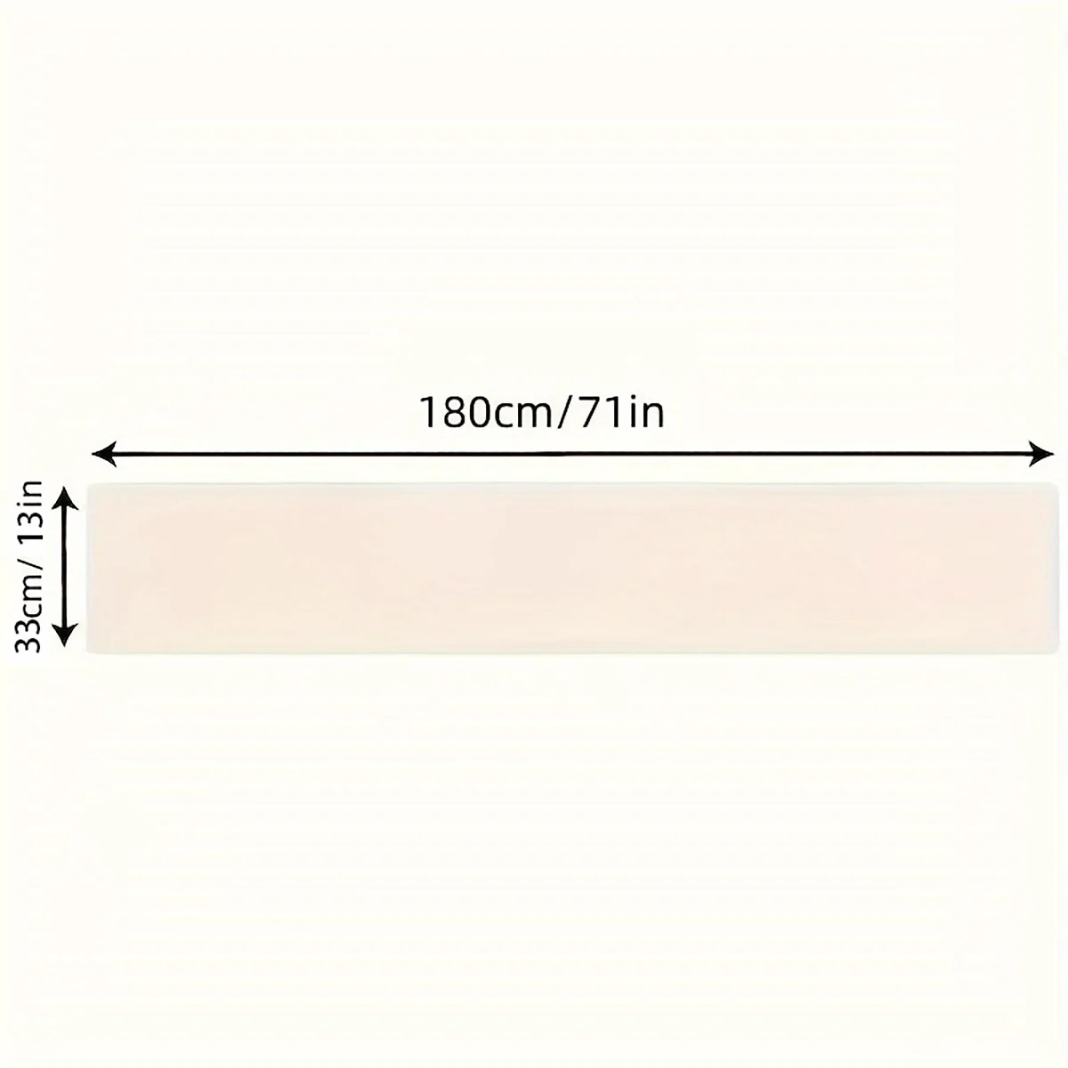 Custom 33x180cm Polyester Table Runner - Personalized Tablecloth for Weddings, Birthdays, Celebrations, Anniversaries & Events