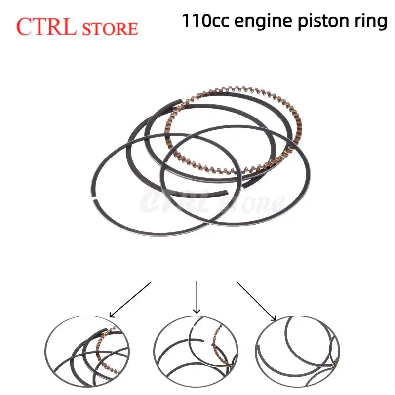

54mm Piston Rings Set Assembly Replacement for 110cc 125cc Taotao SSR ATV Dirt Bike