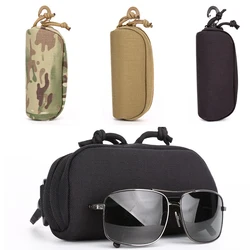 Tactical Molle Glasses Pouch Sunglasses EDC Waist Pack Utility Outdoor Hunting Accessories Organizer Eyeglasses Case Bag