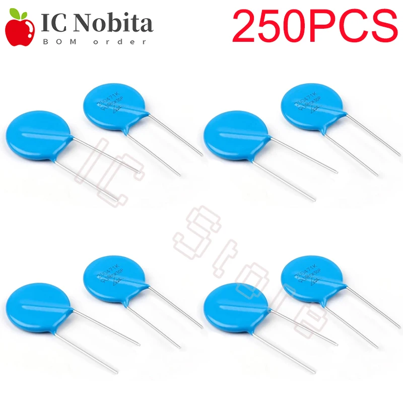 

250PCS Varistor 20D121K 20D151K 20D181K 20D201K 20D221K 20D241K 20D331K 20D361K 20D391K 20D431K 20D471K 20D561K 20D681K 20D821K