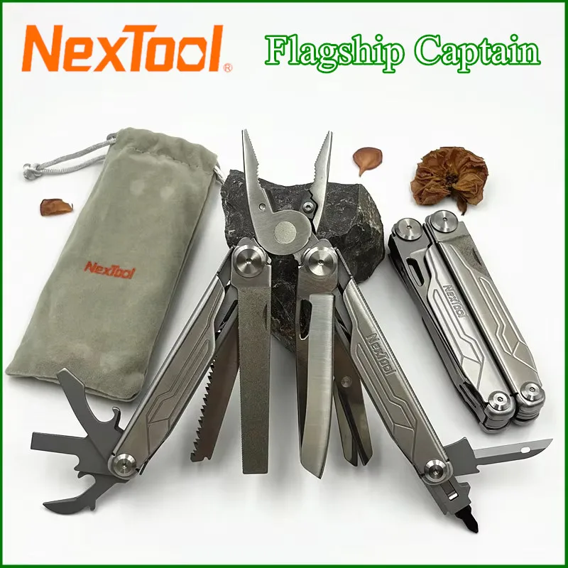 

NexTool 19 In1 Flagship Captain Multitool Plier EDC Pocket Survival Knife Folding Hand Tool Camping Knife Saw Outdoor Multi-Tool