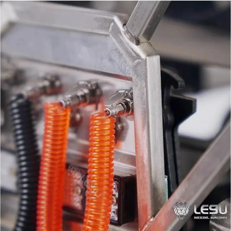 1/14 RC Rimorchio Tubo Freno Ad Aria Tubo Set Simulazione Tubo Pneumatico per Tamiya LESU Rc Modello di Camion FAI DA TE Filo Decorativo In Plastica