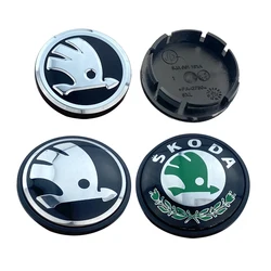 4pcs56/65mmCar Styling Wheel Center Hub Cap Wheel Cover Auto Decoration For Skoda Yeti Kodiaq Octavia a5 a7 Rapid Karoq Kamiq