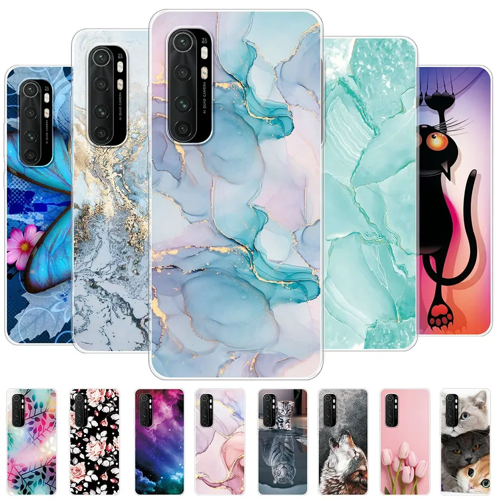 Funda de silicona suave y transparente para Xiaomi Note 10 Lite, funda de teléfono para Xiaomi 10T, 10i, Mi 10 Pro, 10 Lite, 10T Pro, 10T Lite
