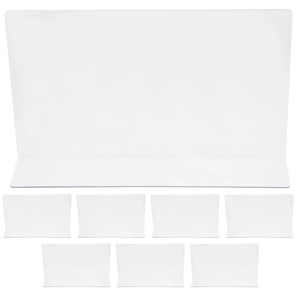 

8 Pcs Shelf Divider Bedroom Dividers Partition Separator for Kitchen Wire Closet Organization Pvc Organizer