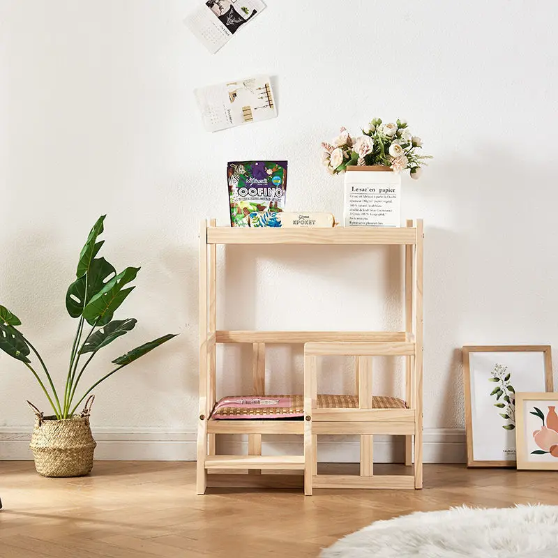 

@Bedside table, cat nest, solid wood cabinet, nest, dog bed, all-in-one dual-use, four-season universal, indoor double-decker