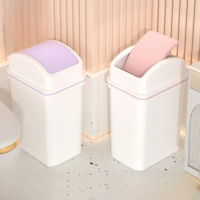 

Большая мусорная корзина для ванной и кухни с откидной крышкой для домашнего использования, корзина для отходов, новинка 2023 года...