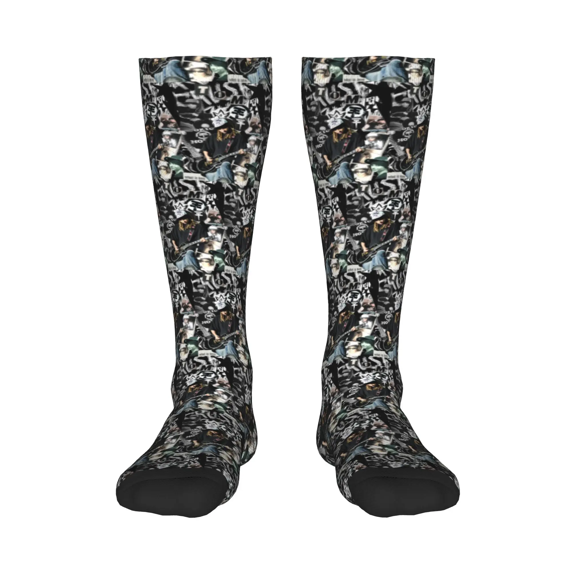 

All Seasons Crew Stockings Tokio Hotel Tom Kaulitz Music Band Socks Harajuku Funny Hip Hop Long Socks Accessories for Men Women