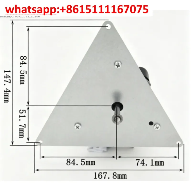 **EBM R2K150-AC01-15 Triangular Mounting Bracket Plate for Hot Air Fan**