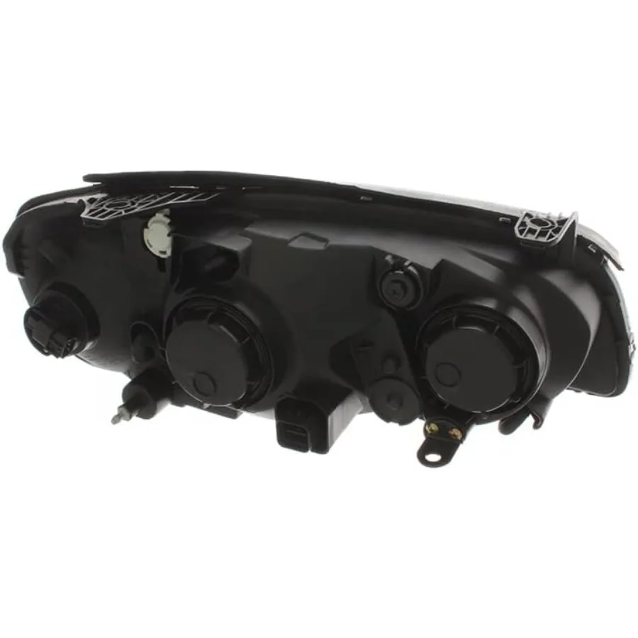 لشركة هيونداي إلنترا المصابيح الأمامية مجموعة مصابيح 2004 2005 2006 الهالوجين سائق والركاب الجانب عالية شعاع منخفض شعاع استبدال أضواء #5