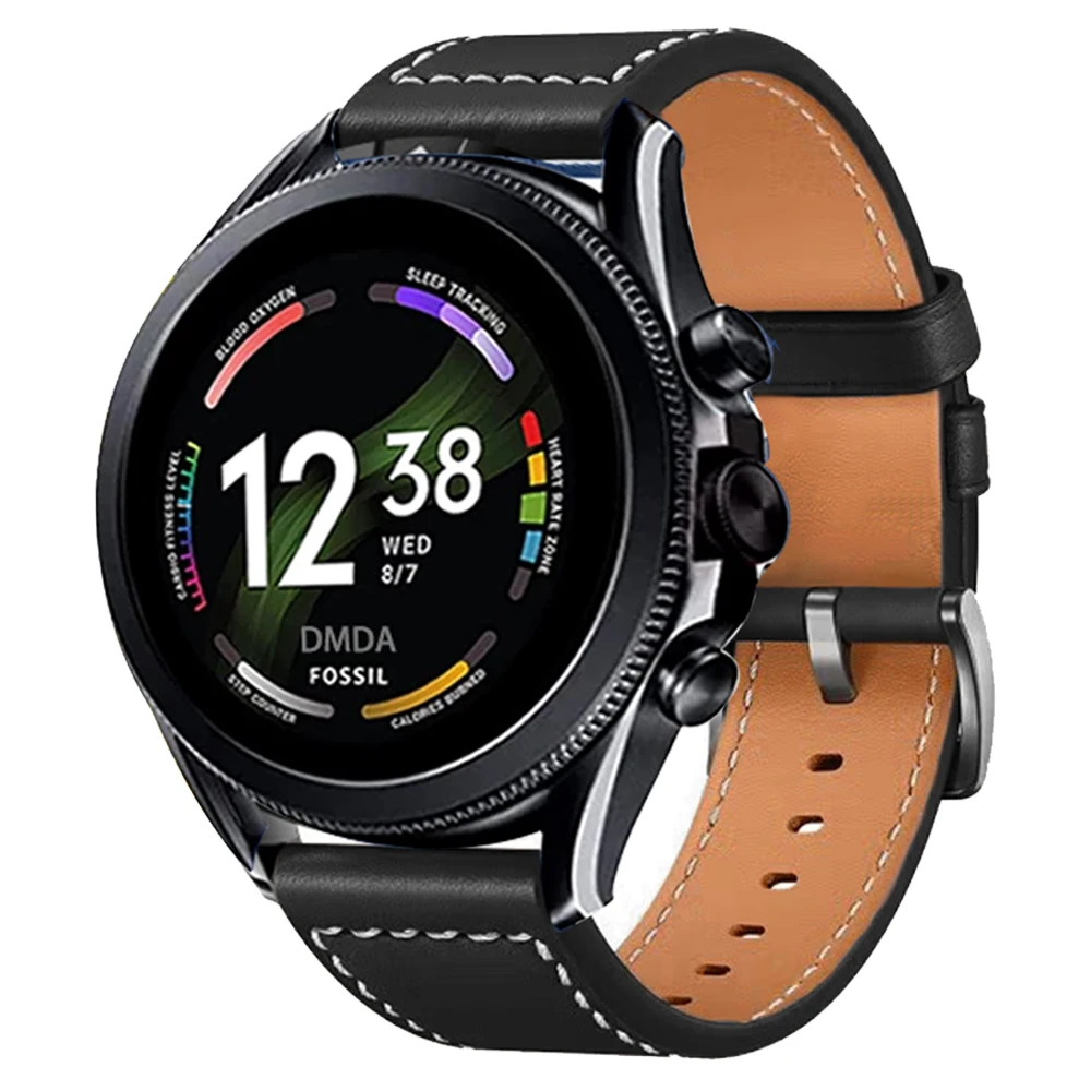 Für Fossil GEN 6 5E 5 44 mm Lederarmband GEN 5 LTE 45 mm/Carlyle/Garrett/Julianna Herren Sport Casual Armband Gürtel Ersatzband
