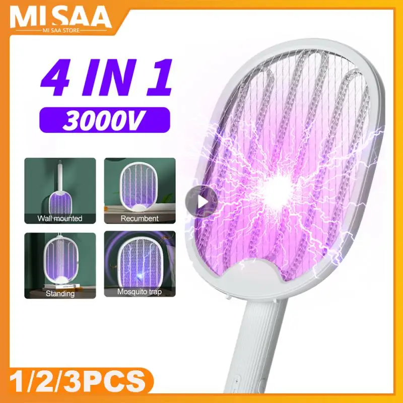 

Electric Mosquito Swatter Mosquito Killer USB Rechargeable Electric Mosquito Racket Foldable Electric Fly Swatter Repellent Lamp