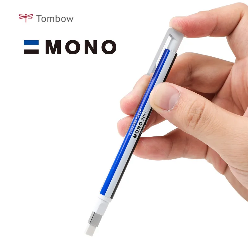 Japan Tombow MONO Zero Eraser EK-HUR Refillable Press Type for Sketching Art Rubber School Stationery School Supplies