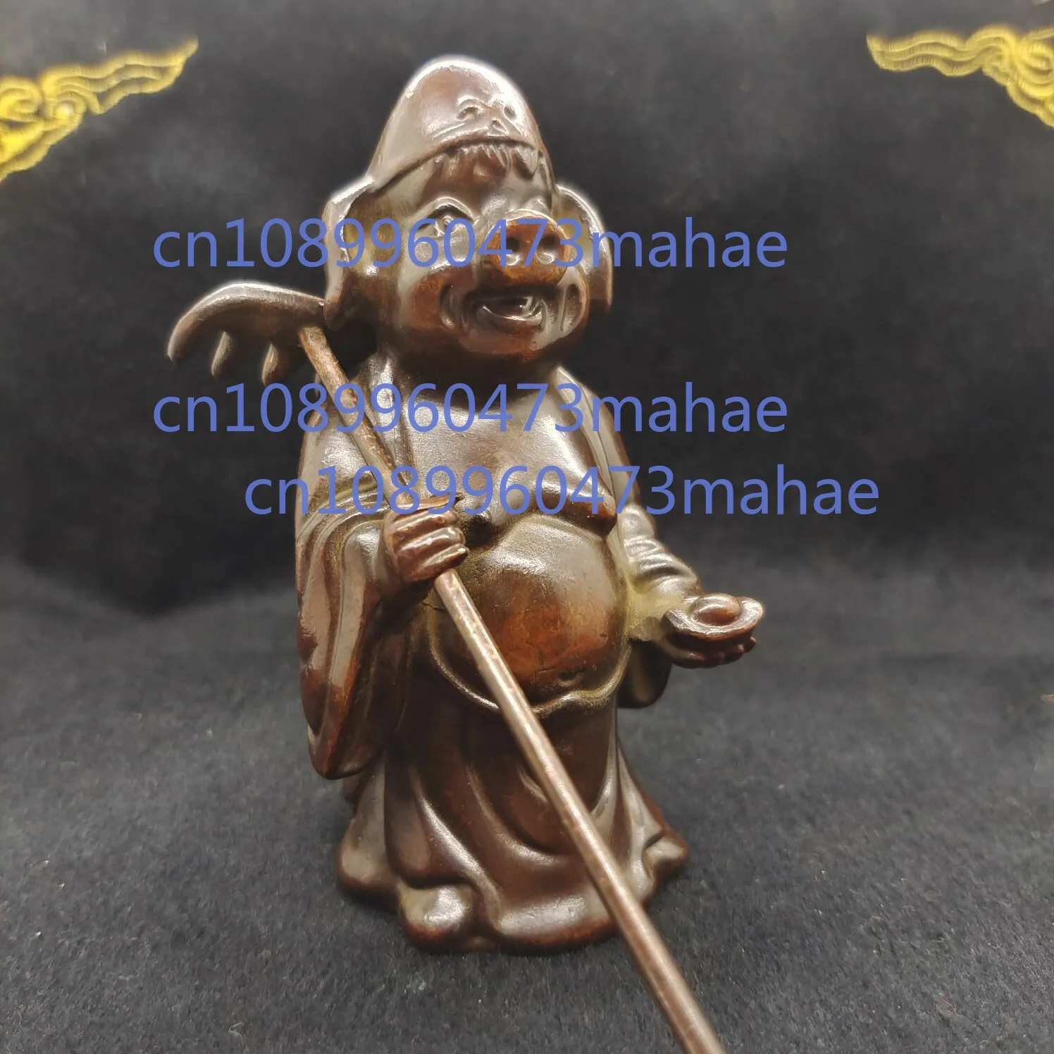 

Китайские антикварные бронзовые украшения статуи свиньи в западном путешествии