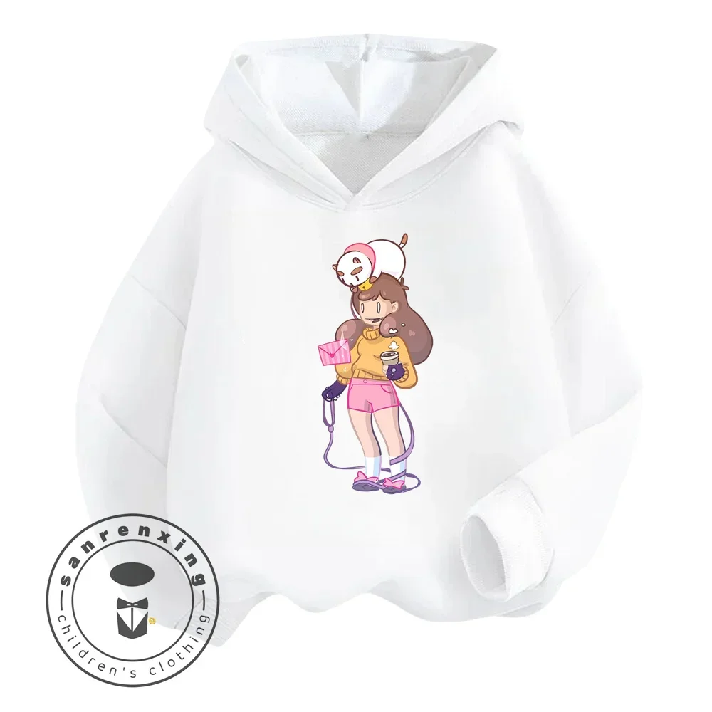 Cute Looks Bee and PuppyCat Cartoon Sweatshirts Offering a Touch of Soft Children's Spring Autumn Super Cheap Long Sleeve Hoodie