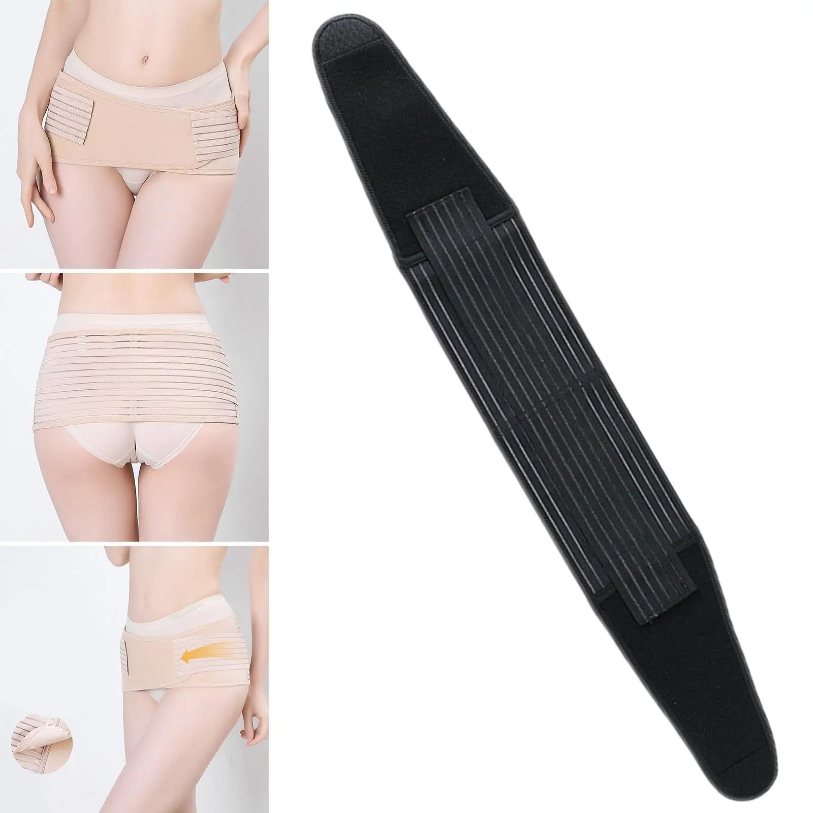 Pelvic Posture Correction Belt Postpartum SI Joint Brace Trochanter Belt for Sciatica Pelvis Lumbar Nerve Pain Hip Pain Women