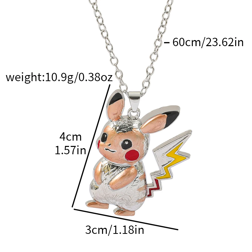 Anime Chibi Charmander & Bulbasaur Pendant Necklace