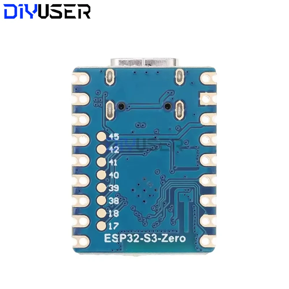 Płytka rozwojowa ESP32-S3-Zero WiFi Bluetooth LE Ultra-kompaktowa SMD 4MB Flash dla Arduino/Raspberry Pi z adapterem