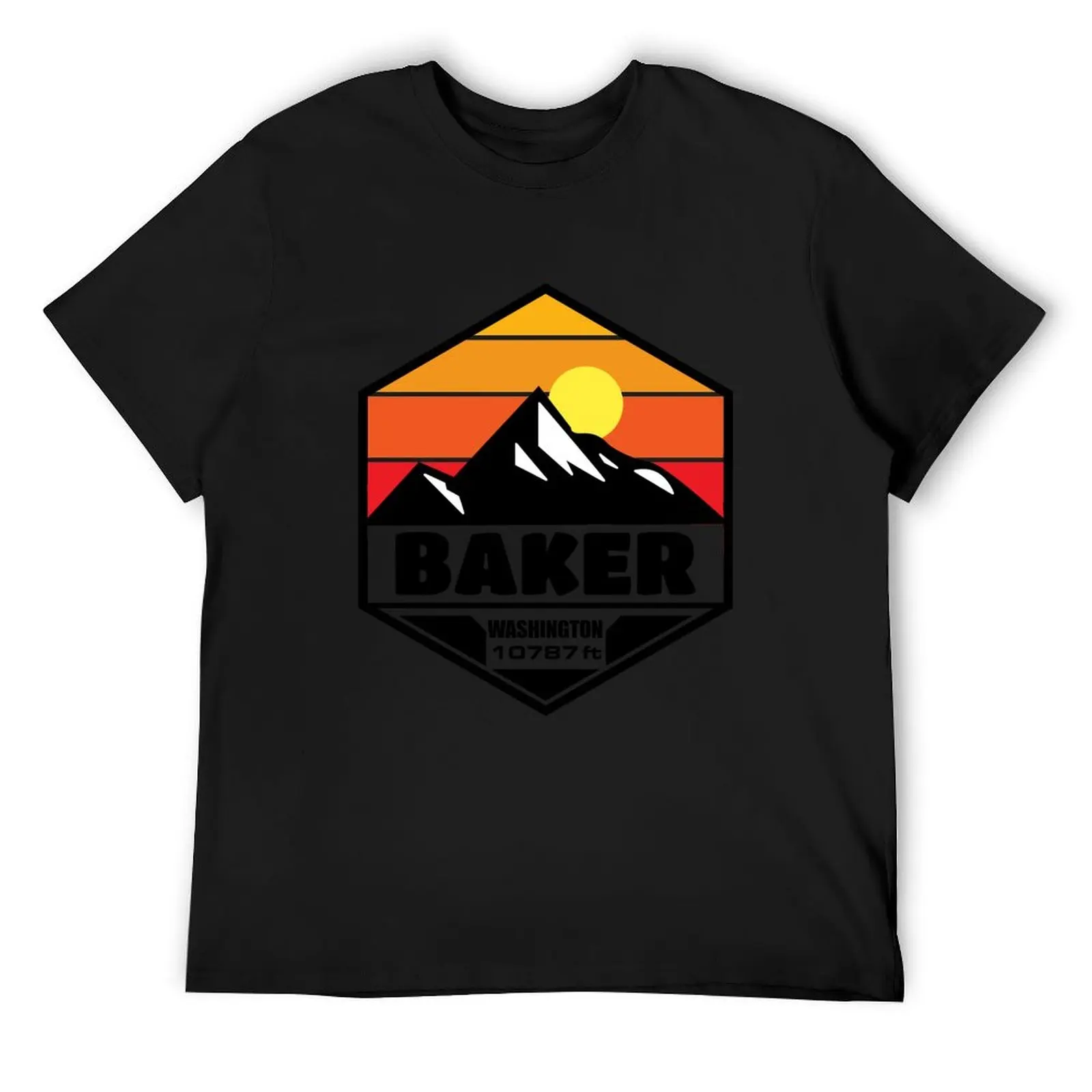 

Mount baker T-Shirt Man t-shirt graphic tee shirt funny costumes t shirts for men cotton