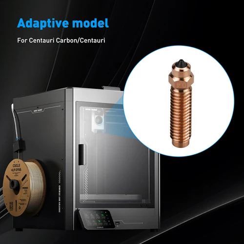 Imagen 2 del producto Boquilla bimetálica para impresora 3D Elegoo Centauri Carbon, boquillas de acero endurecido de cobre y cromo de 0,2/0,4/0,6/0,8mm